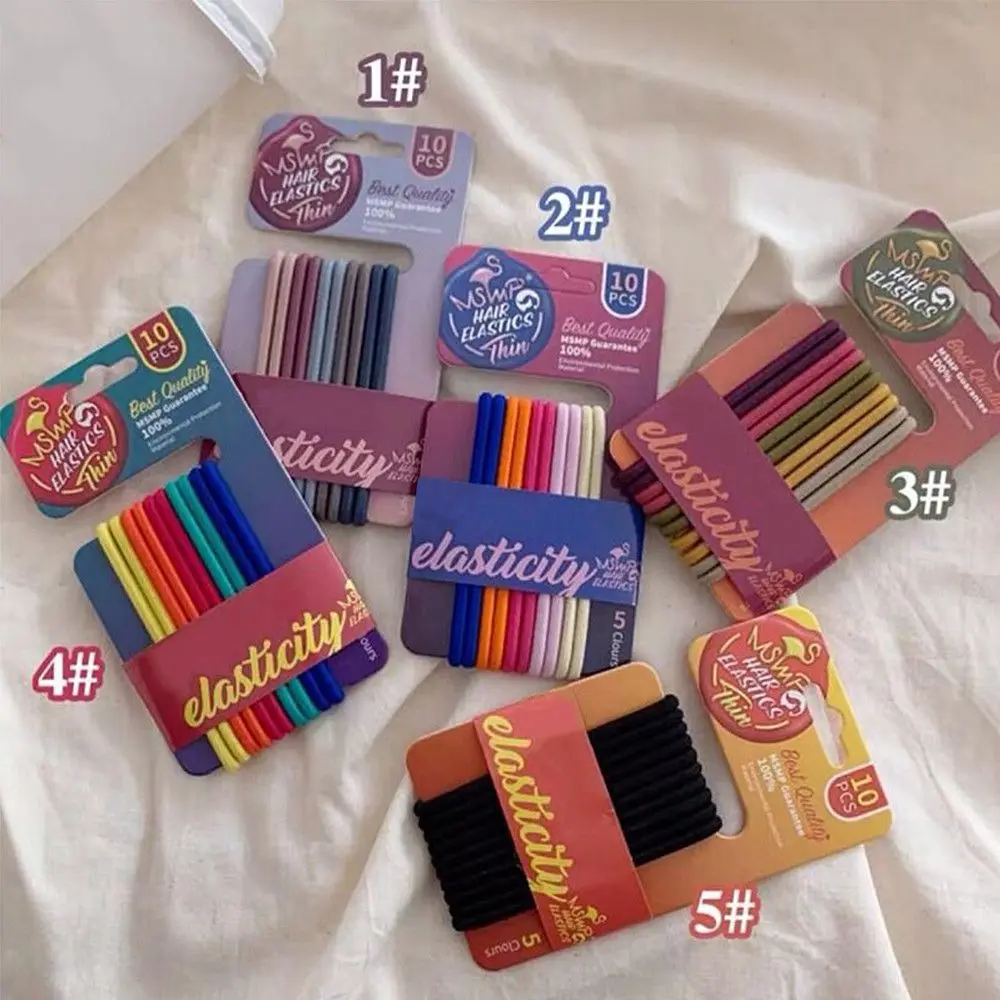 10Pcs Colorful Scrunchie Hair Rope 5cm Thin Hairbands Ponytail Holder Elastic Hair Tie Rubber Band
10Pcs Colorful Scrunchie Hair Rope 5cm Thin Hairbands Ponytail Holder Elastic Hair Tie Rubber Band
