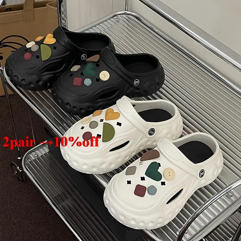 South Korea increased thick bottom anti-slip men and women participants in summer sandals half drag participants in new
South Korea increased thick bottom anti-slip men and women participants in summer sandals half drag participants in new