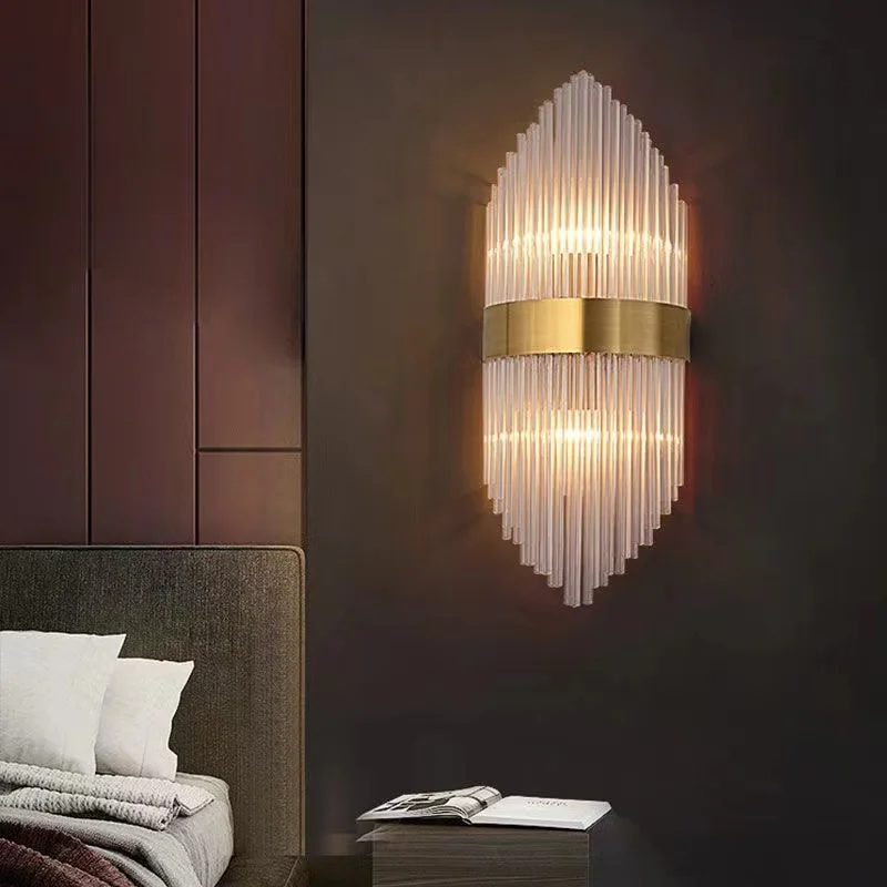 Nordic Luxury Light Luxury Golden Led Crystal Wall Lamp Modern Minimalist Living Room Bar Aisle Bedroom Crystal Bedside Lamp
Nordic Luxury Light Luxury Golden Led Crystal Wall Lamp Modern Minimalist Living Room Bar Aisle Bedroom Crystal Bedside Lamp