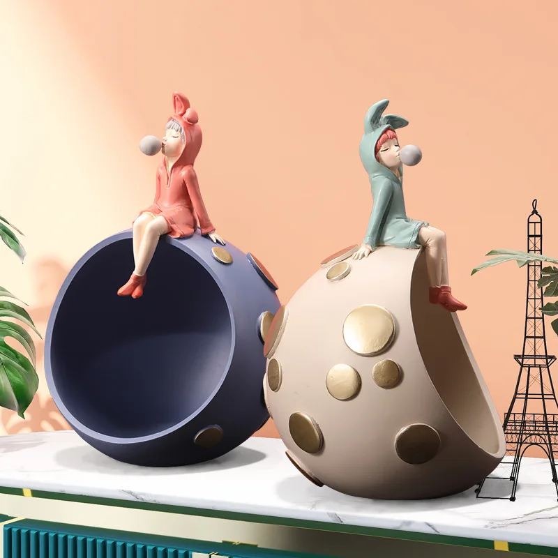 The Bubble-blowing Girl Keeps The Decorations Keys Entrance Living Room Table Decorations Housewarming Gifts Sculpture Art
The Bubble-blowing Girl Keeps The Decorations Keys Entrance Living Room Table Decorations Housewarming Gifts Sculpture Art