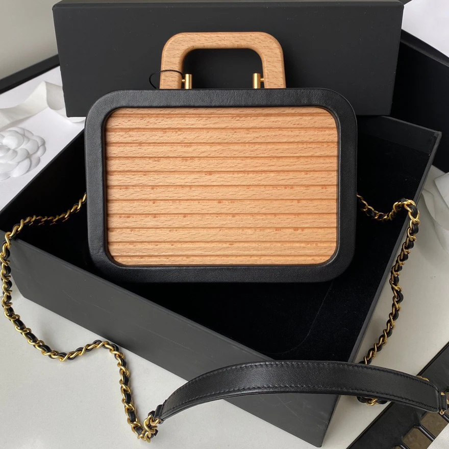 Women's Clutch Hot Brand HandBags for Women Fashion Designer Tote Bag Genuine Leather Top Qualify Luxury Female Wooden Box Bags
Women's Clutch Hot Brand HandBags for Women Fashion Designer Tote Bag Genuine Leather Top Qualify Luxury Female Wooden Box Bags