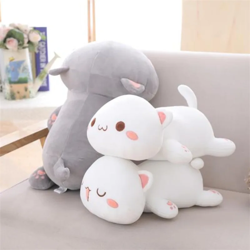 Kawaii 35/50/65 см белый серый Кот плюшевая игрушка симпатичные круглые глаза Лежащая кошка мягкая подушка-животное детские куклы подарок на день рождения для детей
Kawaii 35/50/65 см белый серый Кот плюшевая игрушка симпатичные круглые глаза Лежащая кошка мягкая подушка-животное детские куклы подарок на день рождения для детей
