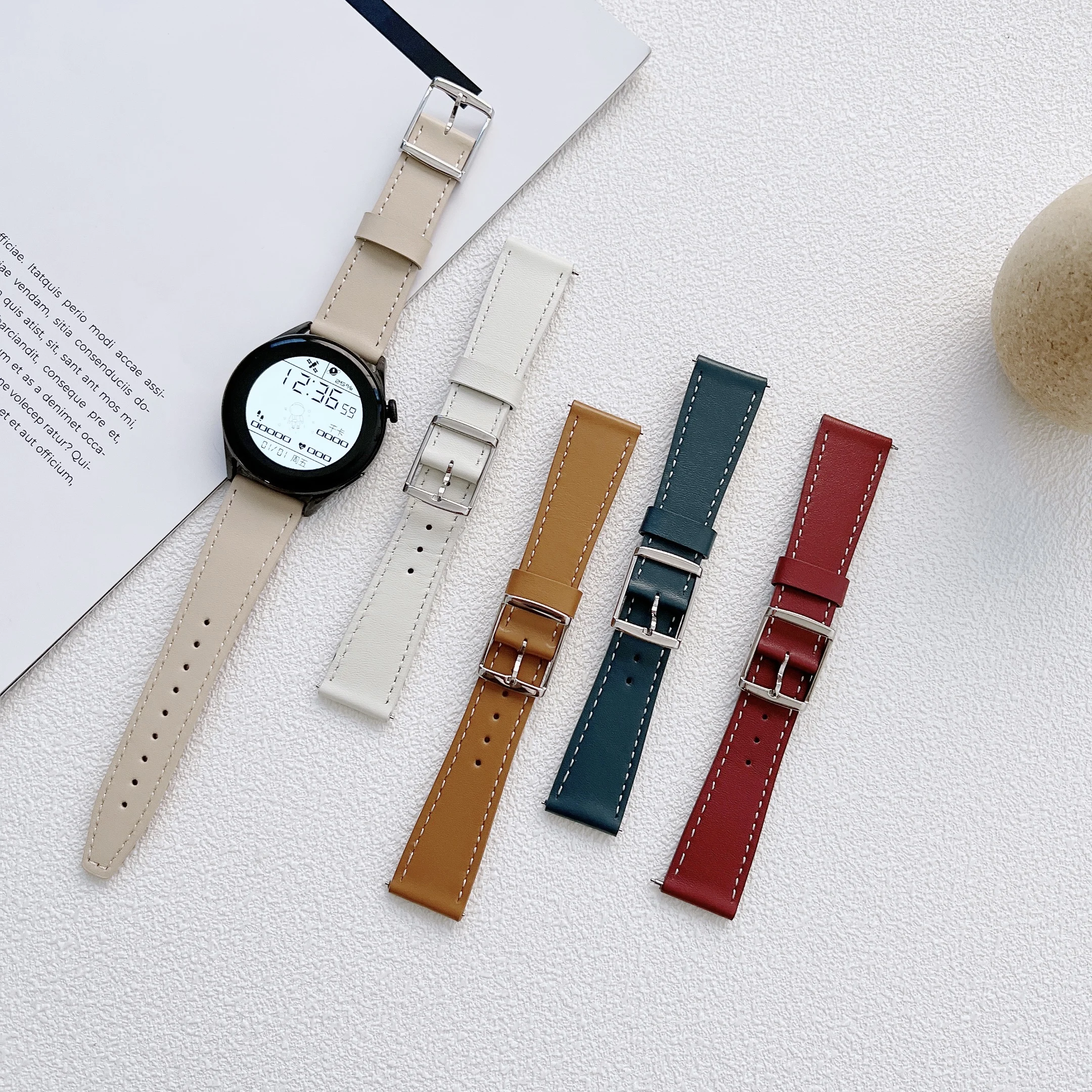 22mm Genuine Leather strap For Samsung Galaxy Watch 3 45mm/Gear S3/Amazfit GTR 3/Stratos Premium Wristband For Huawei Watch 3
22mm Genuine Leather strap For Samsung Galaxy Watch 3 45mm/Gear S3/Amazfit GTR 3/Stratos Premium Wristband For Huawei Watch 3