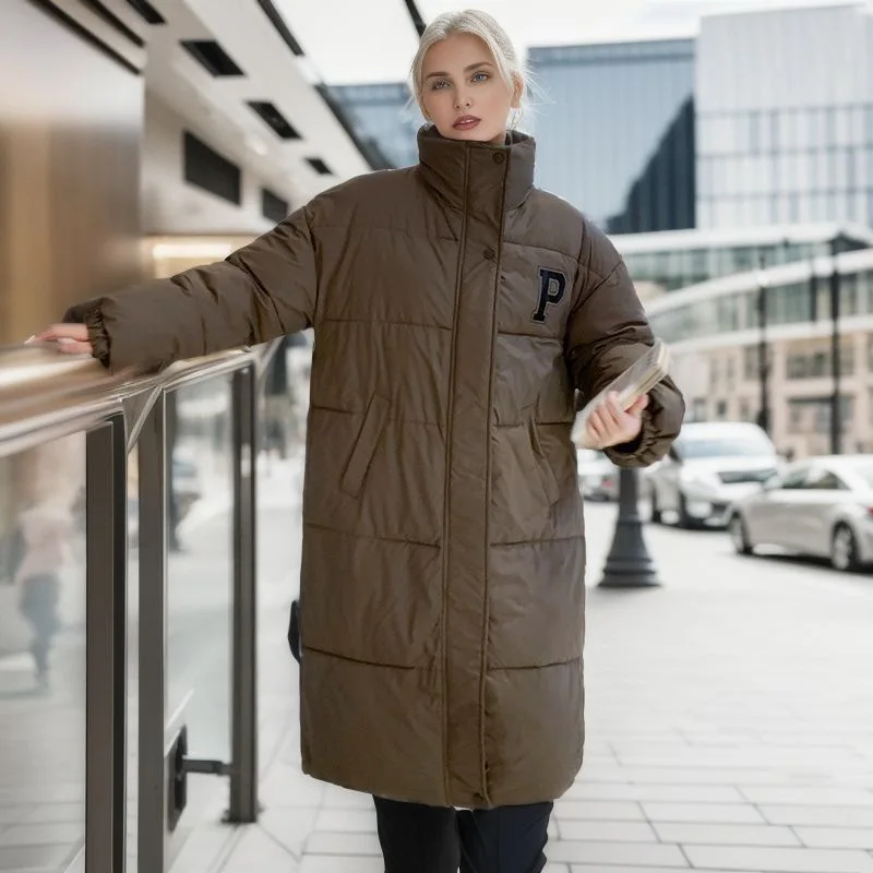 Новинка Зима 2023, длинная свободная хлопковая куртка с воротником-стойкой
Новинка Зима 2023, длинная свободная хлопковая куртка с воротником-стойкой