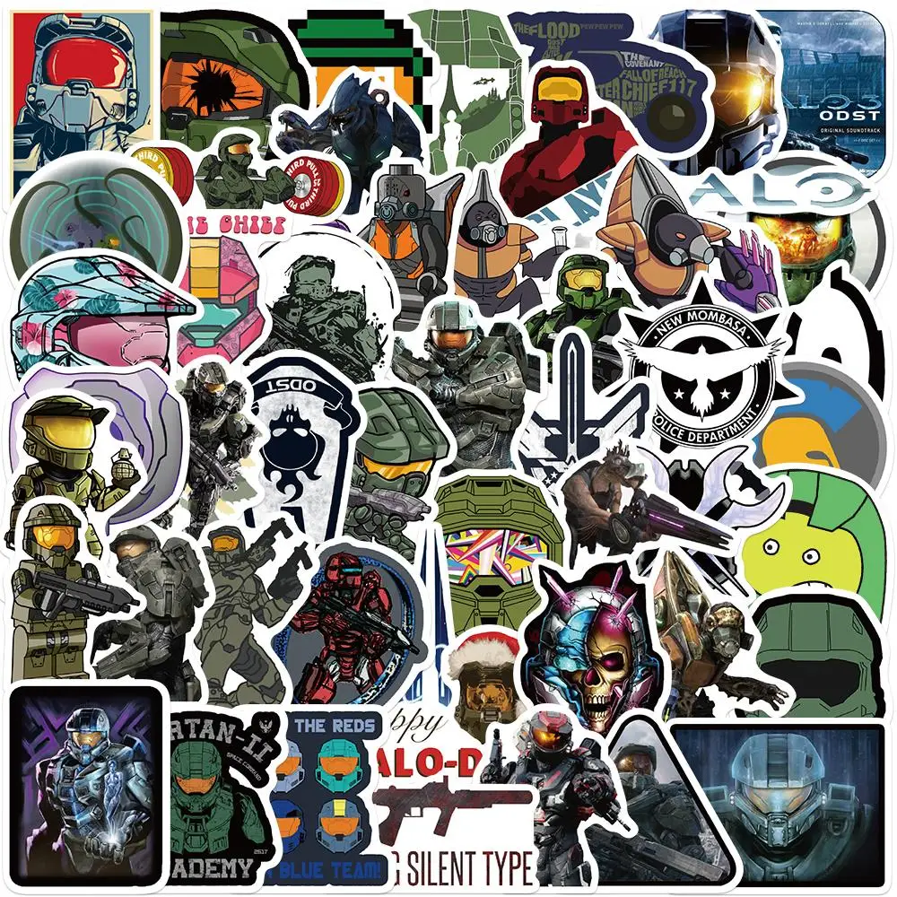 10/25/50Pcs Cartoon Shooting Game Halo Anime Stickers Decoration Laptop Skateboard Suitcase Motorcycle Helmet Kids Gift Toy
10/25/50Pcs Cartoon Shooting Game Halo Anime Stickers Decoration Laptop Skateboard Suitcase Motorcycle Helmet Kids Gift Toy