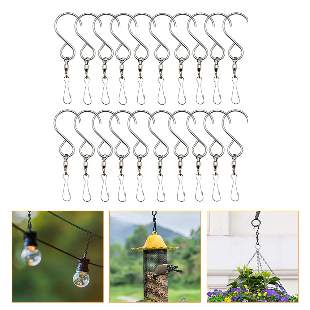 Swivel Hooks Hanging Clips Hook Hanger Clip Windsock Chimes Wind Trigger Rotating Dual Stand Metal Steel Stainless Spiral Flower
Swivel Hooks Hanging Clips Hook Hanger Clip Windsock Chimes Wind Trigger Rotating Dual Stand Metal Steel Stainless Spiral Flower