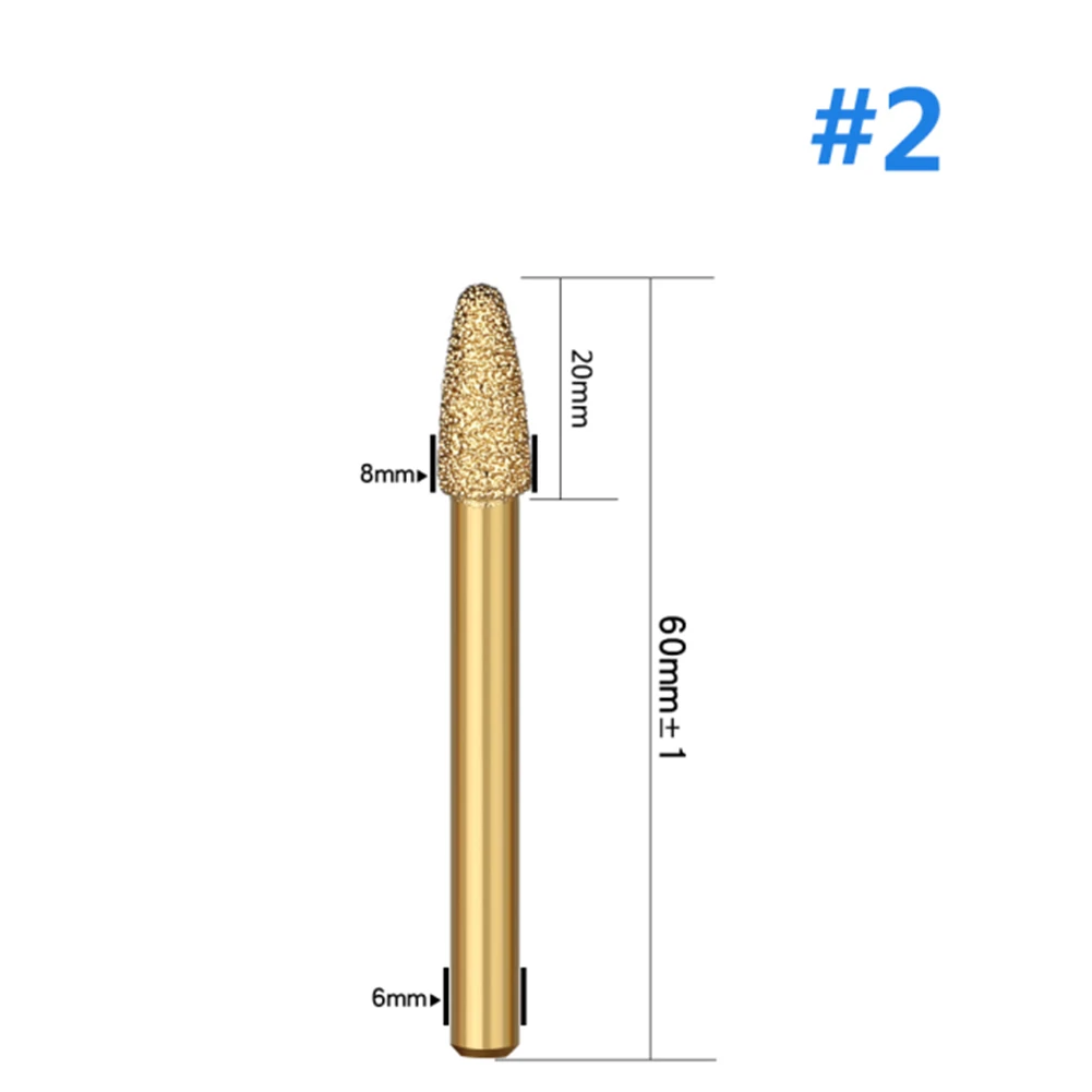 6mm Shank Vacuum Brazed Mini Diamond Burr Head Grinding Rotary File Tools Dremel Accessories For Cast Iron Plate
6mm Shank Vacuum Brazed Mini Diamond Burr Head Grinding Rotary File Tools Dremel Accessories For Cast Iron Plate