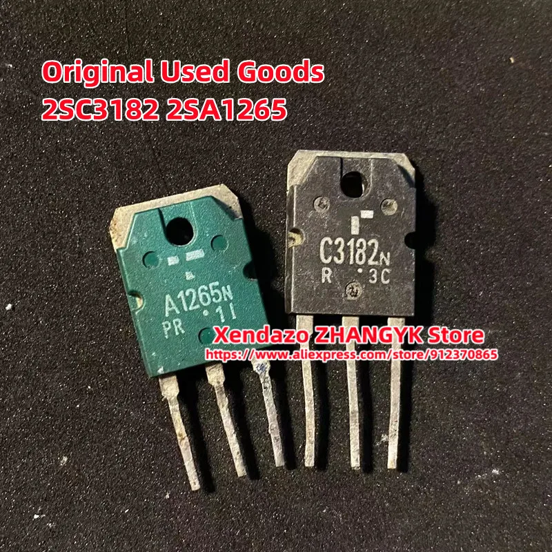 5pairs/lot Original Used Goods C3182 A1265 C3182N A1265N 2SC3182 2SA1265 Amplifier Pairing Tube
5pairs/lot Original Used Goods C3182 A1265 C3182N A1265N 2SC3182 2SA1265 Amplifier Pairing Tube