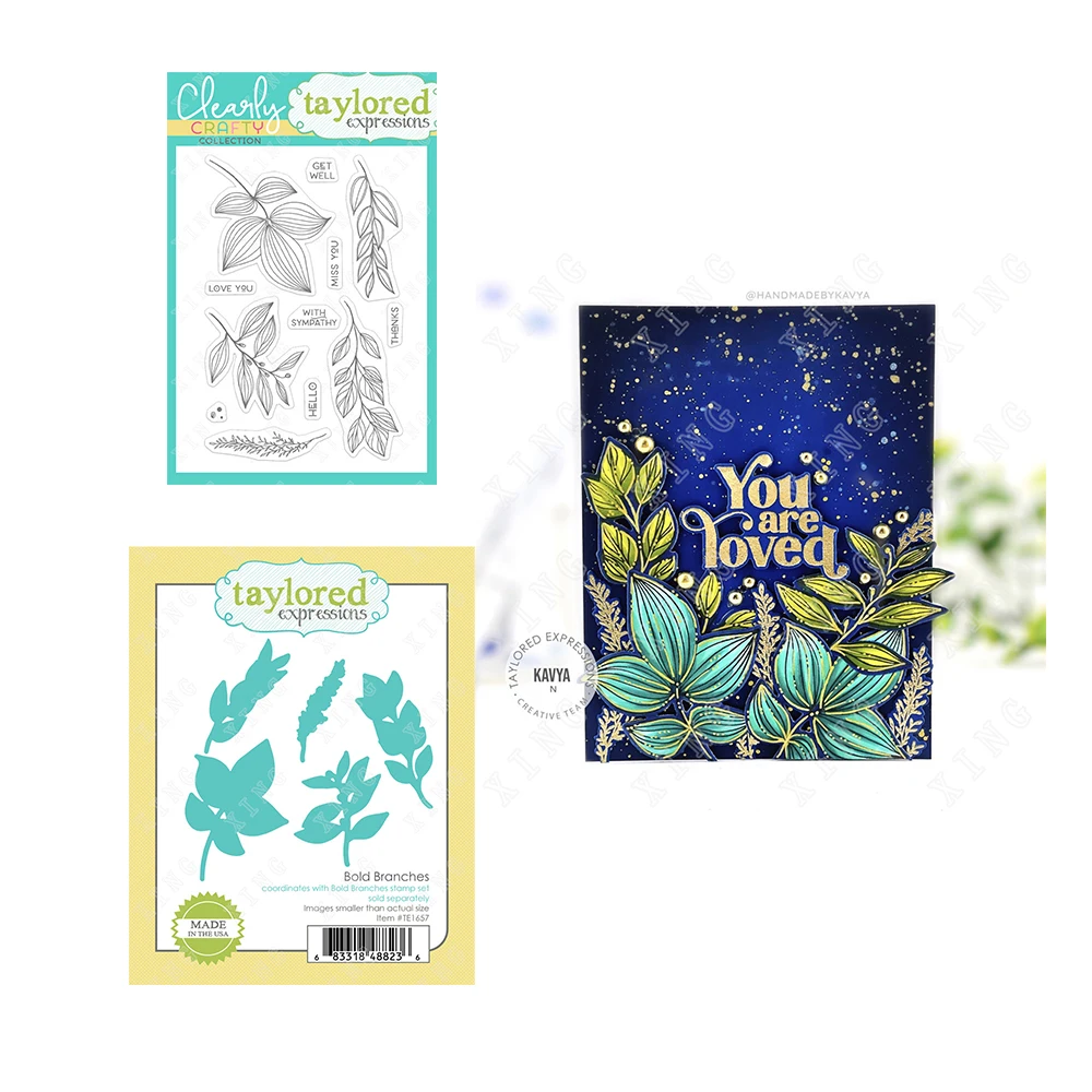 Hot Sale New Leaves Metal Cutting Dies Silicone Stamps Scrapbook Diary Decoration Embossing Template Diy Greeting Card Handmade
Hot Sale New Leaves Metal Cutting Dies Silicone Stamps Scrapbook Diary Decoration Embossing Template Diy Greeting Card Handmade