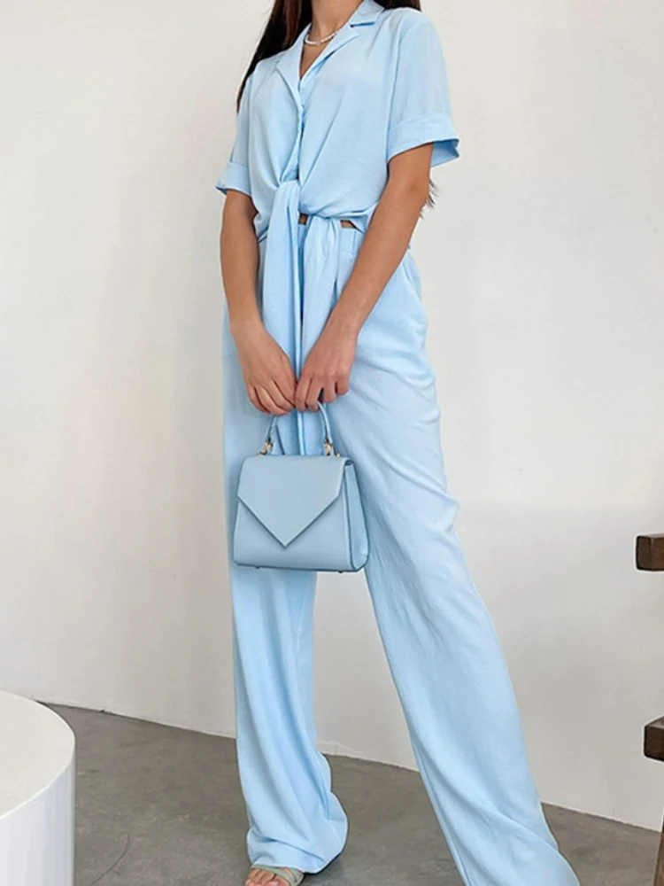 New In Casual Fashion Shirt Bow Set High Waist Pants Women's Wear Oversize Woman Clothes Outfits 2 Piece Sets Womens Outfits
New In Casual Fashion Shirt Bow Set High Waist Pants Women's Wear Oversize Woman Clothes Outfits 2 Piece Sets Womens Outfits