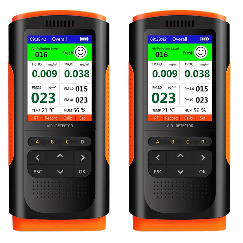 2X Formaldehyde Detector Air Quality Monitor PM 2.5 Portable Display Air Pollution Meter Mini Dust Tester For Home Car
2X Formaldehyde Detector Air Quality Monitor PM 2.5 Portable Display Air Pollution Meter Mini Dust Tester For Home Car