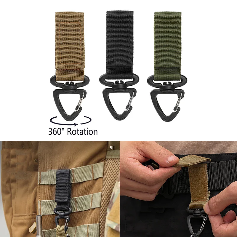 Outdoor Camping Carabiner Rotatable Nylon Molle Tactical Backpack Key Hook Webbing Buckle System Belt Buckle Hanging
Outdoor Camping Carabiner Rotatable Nylon Molle Tactical Backpack Key Hook Webbing Buckle System Belt Buckle Hanging