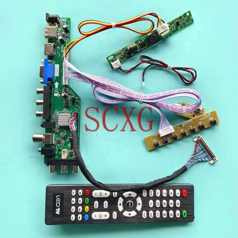 DVB LCD Display Matrix Controller Board Fit M215HGE M215HGJ M215HGK USB AV RF 1920*1080 21.5" LVDS-30Pin HDMI-Compatible VGA Kit
DVB LCD Display Matrix Controller Board Fit M215HGE M215HGJ M215HGK USB AV RF 1920*1080 21.5" LVDS-30Pin HDMI-Compatible VGA Kit