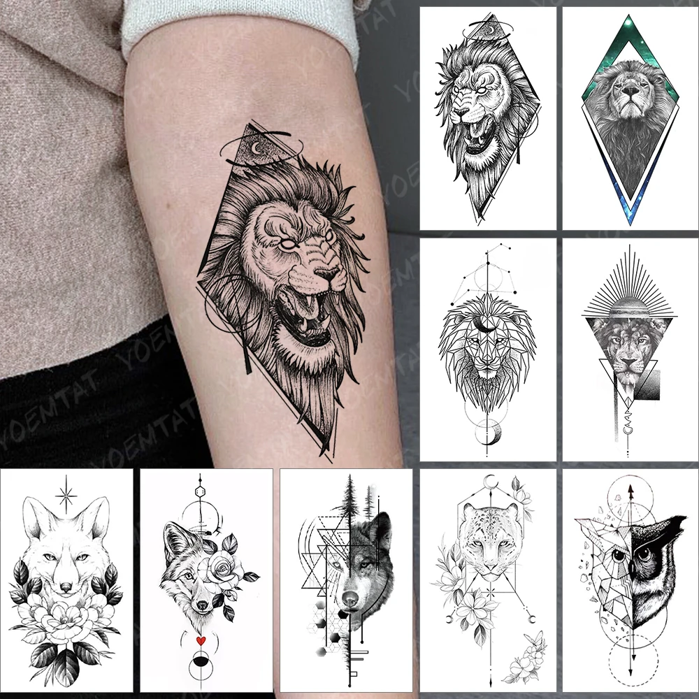 Waterproof Temporary Tattoo Sticker Dot Roar Lion Flash Tatoo Wolf Moon Starry Sky Arm Wrist Fake Tatto For Body Art Women Men
Waterproof Temporary Tattoo Sticker Dot Roar Lion Flash Tatoo Wolf Moon Starry Sky Arm Wrist Fake Tatto For Body Art Women Men