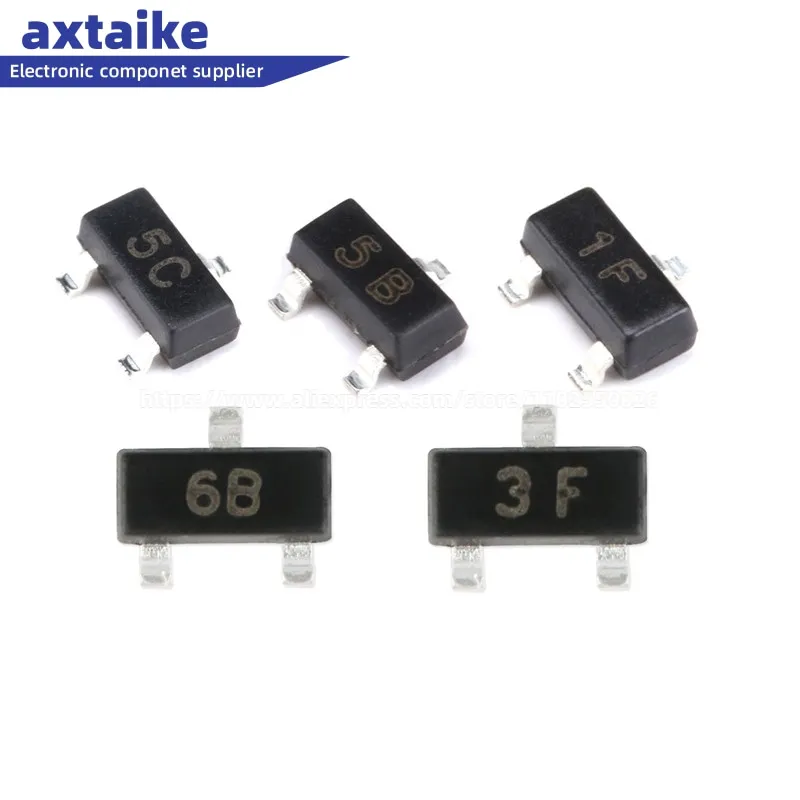 100pcs BC857B 3F BC847B 1F BC807-40 5C BC817-40 6C BC807-25 5B BC817-25 6B SOT-23 SMD Transistor
100pcs BC857B 3F BC847B 1F BC807-40 5C BC817-40 6C BC807-25 5B BC817-25 6B SOT-23 SMD Transistor