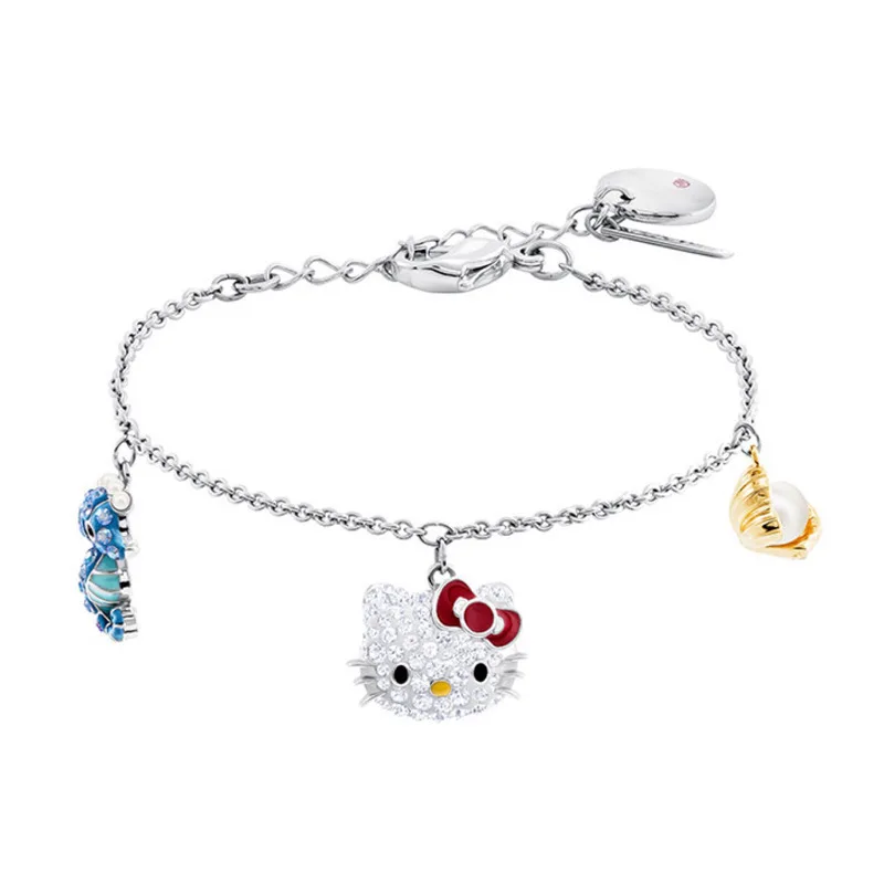 Sanrio Anime Cartoons Hello Kitty Bracelet Fresh and Sweet Niche Light Luxury Creative Kawaii Hello Kitty Holiday Gift Bracelet
Sanrio Anime Cartoons Hello Kitty Bracelet Fresh and Sweet Niche Light Luxury Creative Kawaii Hello Kitty Holiday Gift Bracelet