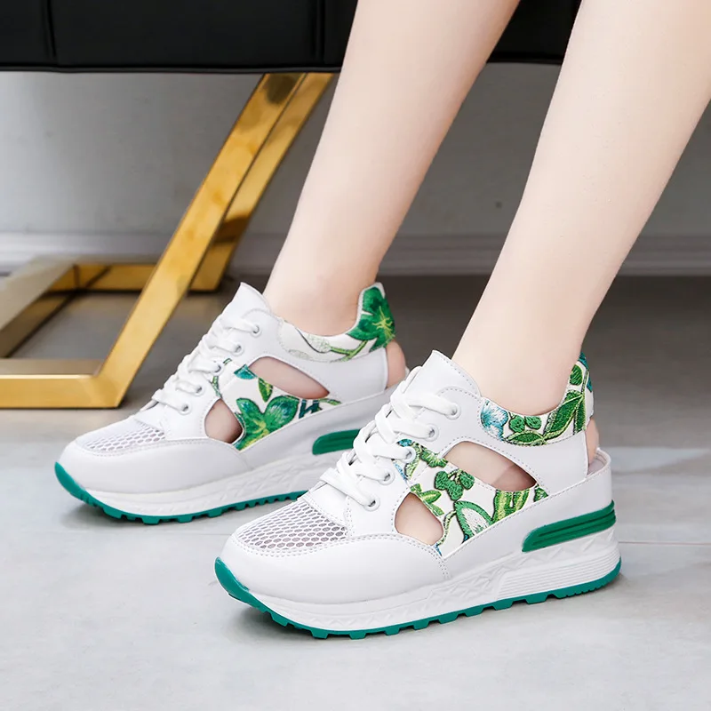 Breathable Mesh Women Casual Shoes Vulcanize Female Fashion Sneakers Lace Up Soft High Leisure Footwears
Breathable Mesh Women Casual Shoes Vulcanize Female Fashion Sneakers Lace Up Soft High Leisure Footwears