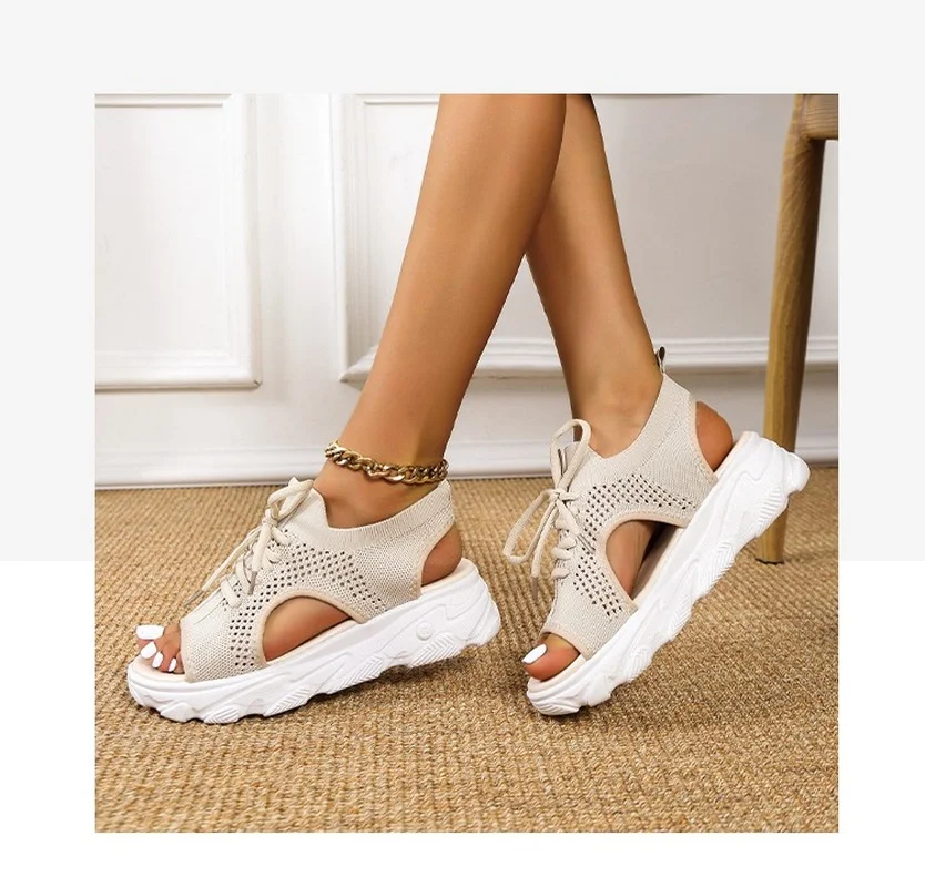 Sports Sandals 2022 Women's New Net Cloth Breathable Fish Mouth Shoes Fashion Soft Sole Outdoor Sports Shoes Open Toe Sandals
Sports Sandals 2022 Women's New Net Cloth Breathable Fish Mouth Shoes Fashion Soft Sole Outdoor Sports Shoes Open Toe Sandals
