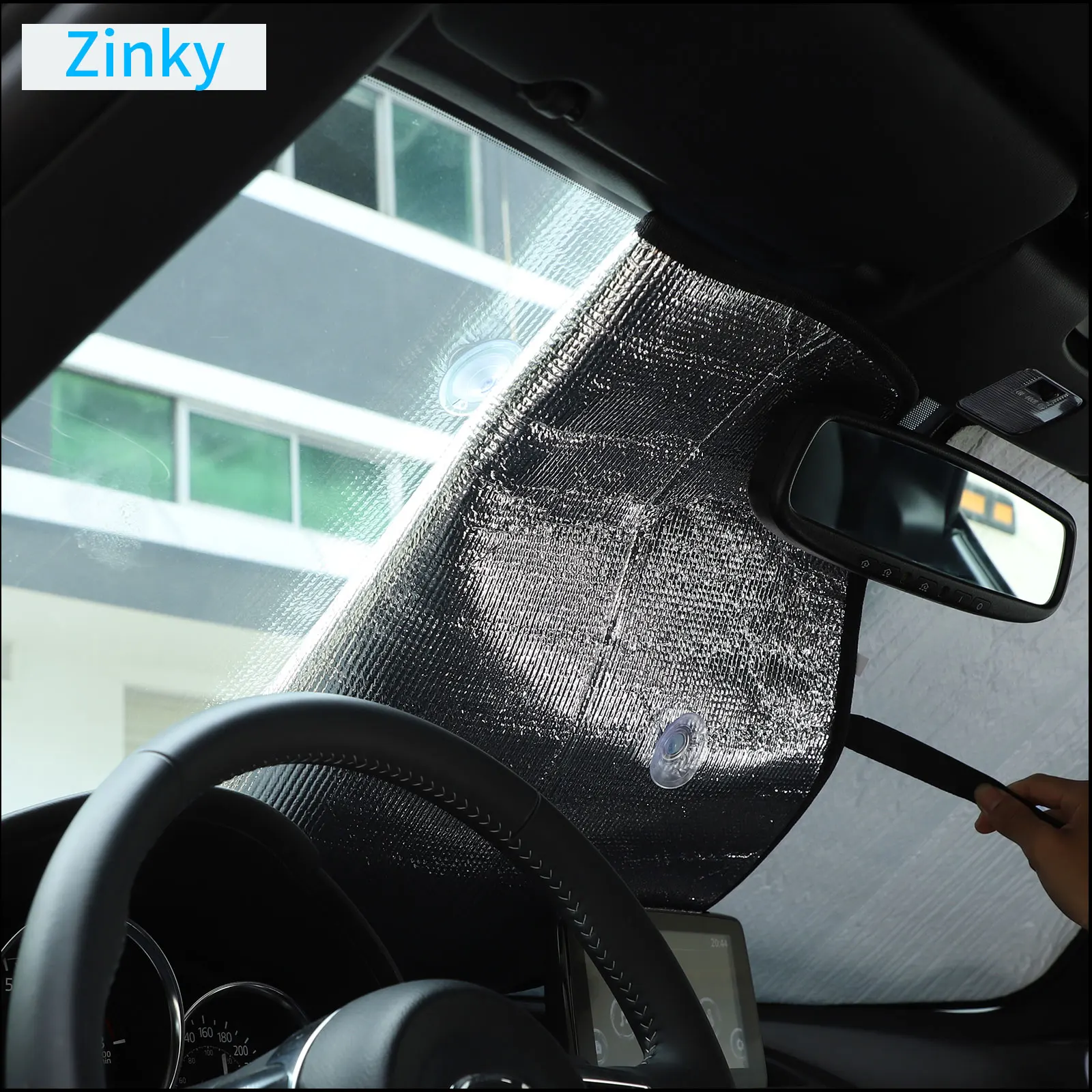 Aluminum Foil Car Windshield Sunshades Sun Shade Covers Front Window Visors Windowshade for Mazda MX-5 NC 2009-2015 Accessories
Aluminum Foil Car Windshield Sunshades Sun Shade Covers Front Window Visors Windowshade for Mazda MX-5 NC 2009-2015 Accessories