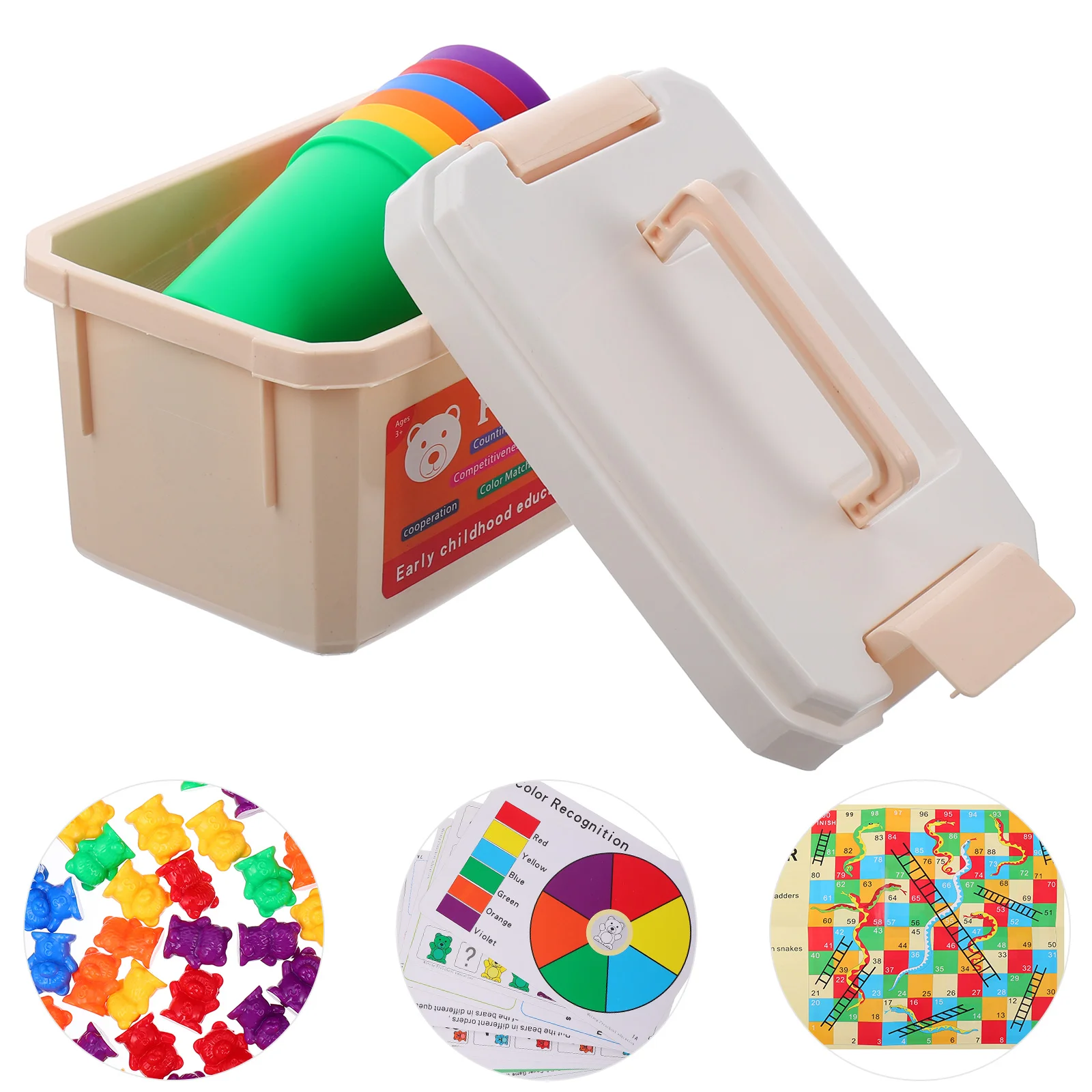 1 Set Bear Counting Durable Helpful Practical Kids Teaching Children Educational Plaything for Toddler Child
1 Set Bear Counting Durable Helpful Practical Kids Teaching Children Educational Plaything for Toddler Child