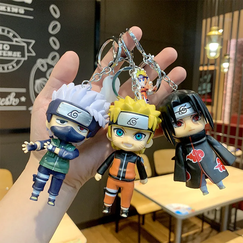Naruto Anime Figures Naruto Sasuke Kakashi Itachi Jiraiya PVC Keychain Bag Keyring Charm Accessories Kids Toys Birthday Gifts 
Naruto Anime Figures Naruto Sasuke Kakashi Itachi Jiraiya PVC Keychain Bag Keyring Charm Accessories Kids Toys Birthday Gifts