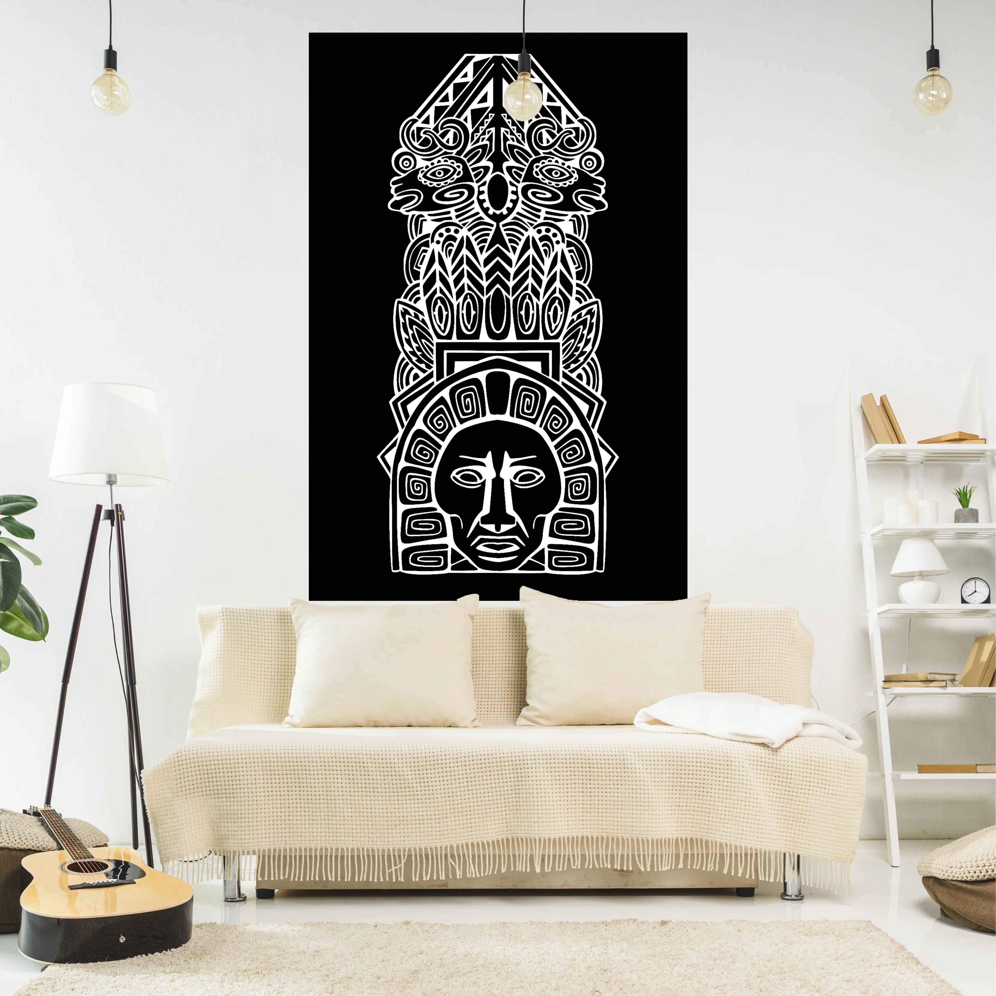 XxDeco Mandala Tapestry Mysterious Maya Totem Printed Art Aesthetics Wall Hanging Carpets Bedroom Or Home For Decoration
XxDeco Mandala Tapestry Mysterious Maya Totem Printed Art Aesthetics Wall Hanging Carpets Bedroom Or Home For Decoration