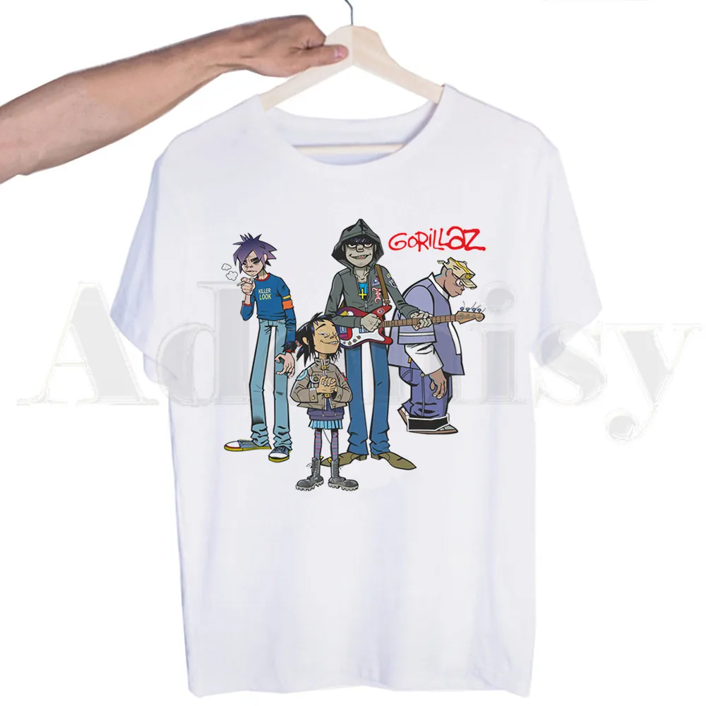 Music Band Gorillaz PUNK ROCK Tshirts Men Fashion Summer T-shirts Tshirt Top Tees Streetwear Harajuku Funny
Music Band Gorillaz PUNK ROCK Tshirts Men Fashion Summer T-shirts Tshirt Top Tees Streetwear Harajuku Funny