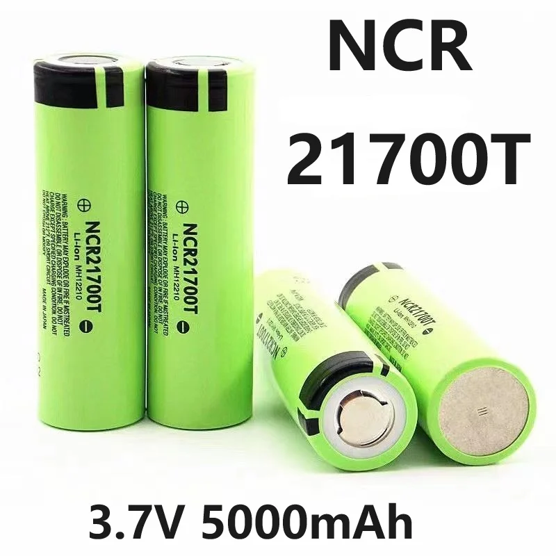 

Air Express NCR 21700T 3.7V 5000mAh 40A Discharge 21700 Lithium-ion Rechargeable Battery. for: Flashlights, DIY Batteries, Etc