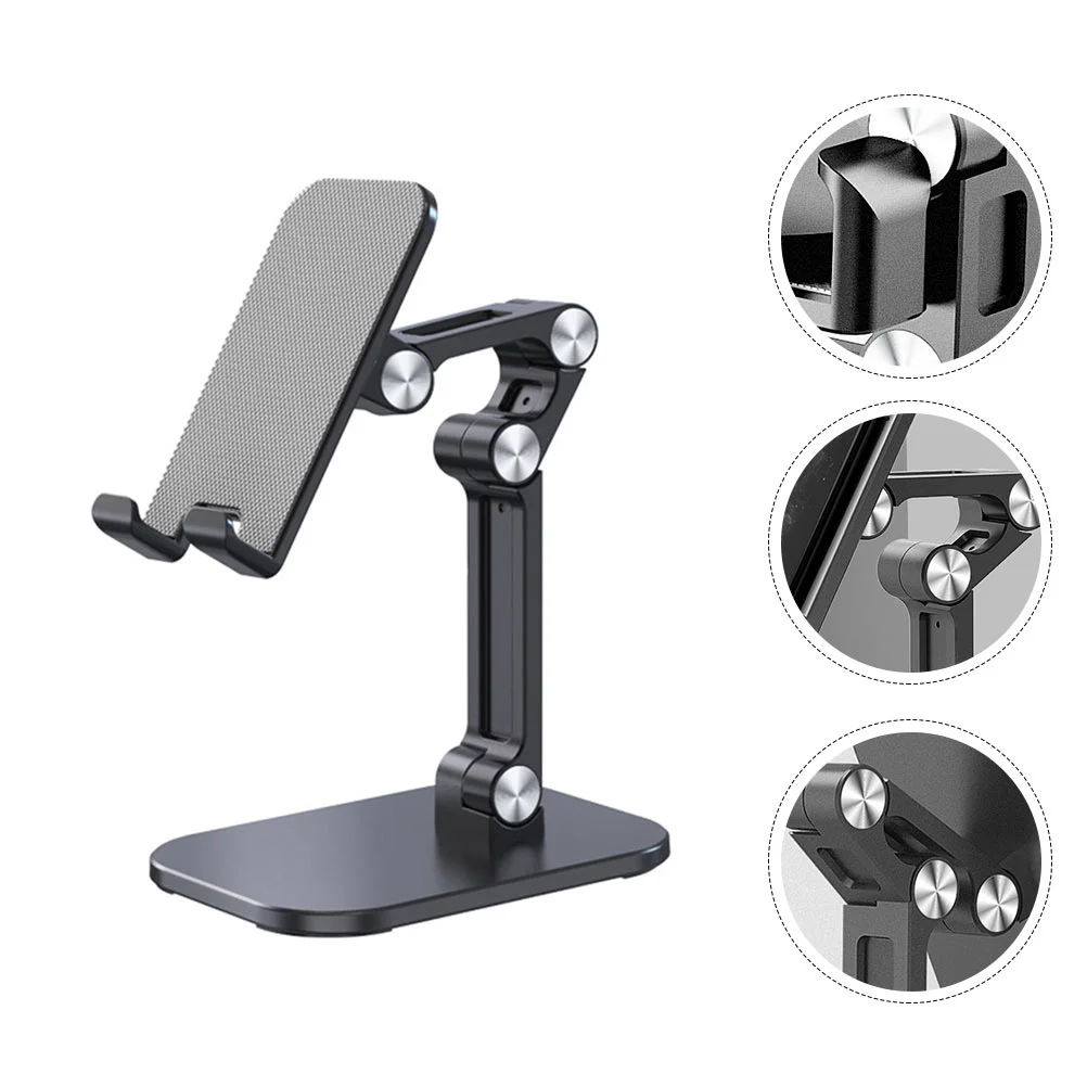 1PC Phone Support Base Phone Tablet Bracket Desktop Folding Phone Rack (Black)
1PC Phone Support Base Phone Tablet Bracket Desktop Folding Phone Rack (Black)