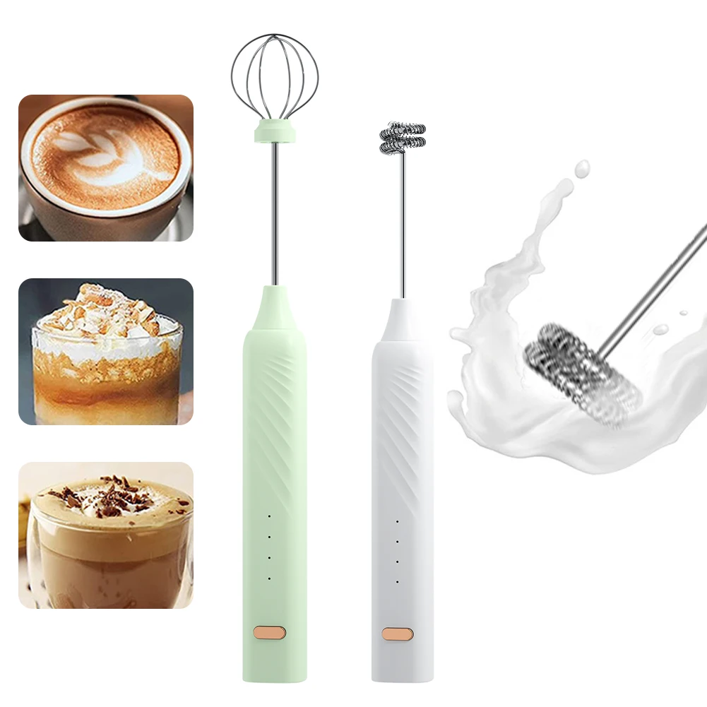 Electric Milk Frother Wireless Egg Tools Maker Coffee Whisk Mixer with 2 Stirring Heads Egg Beater USB charging Battery 1200mAh
Electric Milk Frother Wireless Egg Tools Maker Coffee Whisk Mixer with 2 Stirring Heads Egg Beater USB charging Battery 1200mAh