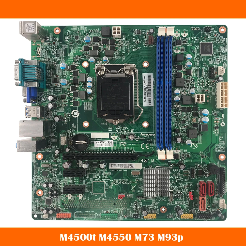 

High Quality Desktop Motherboard For Lenovo M4500t M4550 M73 M93p IH81M V1.0 03T7169 03T7201 Fully Tested