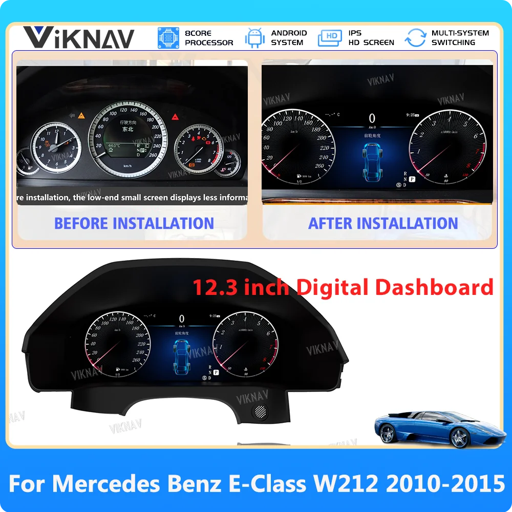 Цифровой приборной панели, автомобильный аксессуар для Mercedes Benz E-Class W212 2010-2015, обновленный кластер, спидометр, инструмент, умный экран
Цифровой приборной панели, автомобильный аксессуар для Mercedes Benz E-Class W212 2010-2015, обновленный кластер, спидометр, инструмент, умный экран