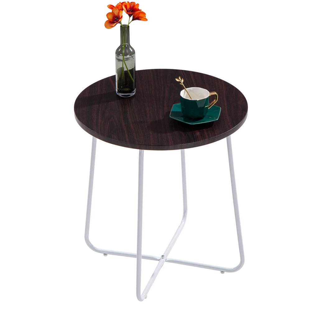 Sofa / Coffee Tables Round Side Table Elegant Living Room Furniture X-Shaped Metal Base Small Side End Desk
Sofa / Coffee Tables Round Side Table Elegant Living Room Furniture X-Shaped Metal Base Small Side End Desk