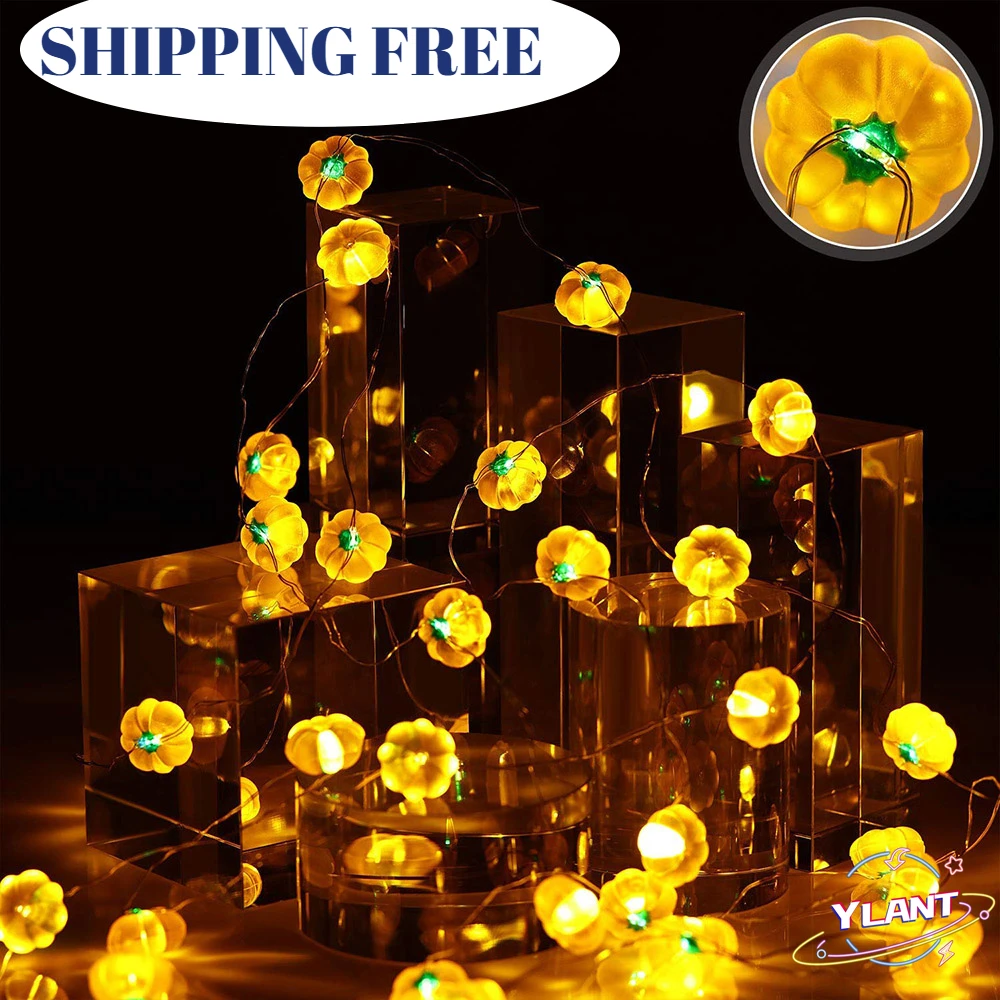 YLANT8 Modes 3M 30 LED Pumpkin String Lights Remote Control Halloween 3D Pumpkin Garland for Fall Halloween Thanksgiving Parties
YLANT8 Modes 3M 30 LED Pumpkin String Lights Remote Control Halloween 3D Pumpkin Garland for Fall Halloween Thanksgiving Parties