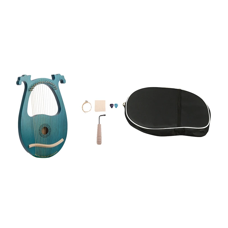 Hot 3C-1Pcs Lyre Harp, 16 String Mahogany Body String Instrument & 1Pcs Musical Instrument Storage Bag 40X38x6cm
Hot 3C-1Pcs Lyre Harp, 16 String Mahogany Body String Instrument & 1Pcs Musical Instrument Storage Bag 40X38x6cm