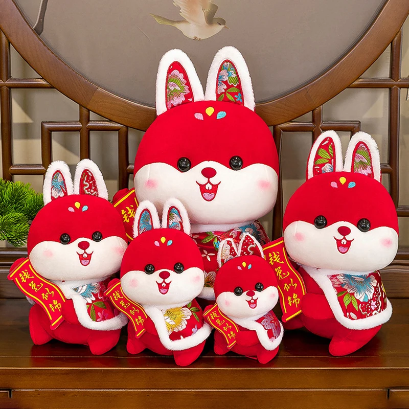 2023 New Year Rabbit Plush Toy Soft Lucky Bunny Stuffed Doll Mascot Decoration Xmas Gift Creative New Year Special Gift For Kids
2023 New Year Rabbit Plush Toy Soft Lucky Bunny Stuffed Doll Mascot Decoration Xmas Gift Creative New Year Special Gift For Kids