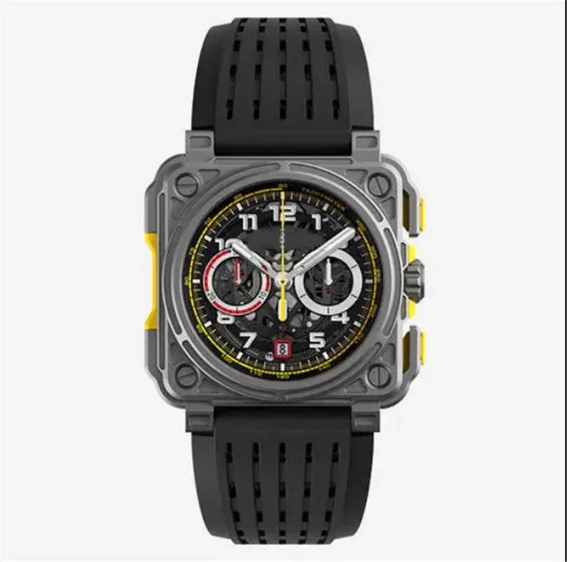 Brand 2021 New Quartz Watch Men BR Bell Watch Stainless Steel Ross Watches Wristwatch Luxury Military Watch
Brand 2021 New Quartz Watch Men BR Bell Watch Stainless Steel Ross Watches Wristwatch Luxury Military Watch