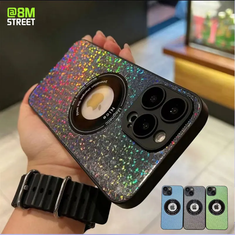 Magnetic Shell dew logo Phone Case For iPhone 11 12 13 14 Pro Max Flash Powder Back For Magsafe Wireless Charger TPU Frame Cover
Magnetic Shell dew logo Phone Case For iPhone 11 12 13 14 Pro Max Flash Powder Back For Magsafe Wireless Charger TPU Frame Cover