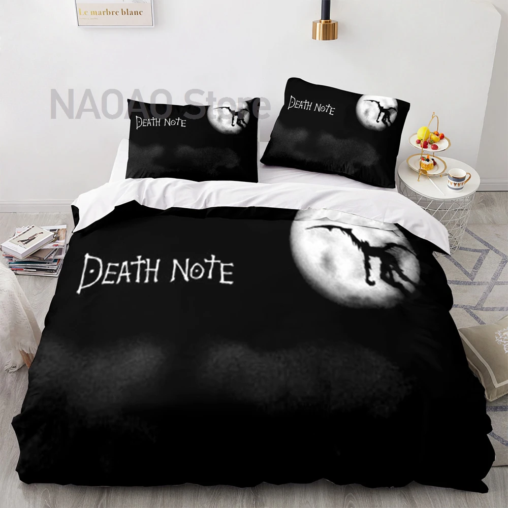 Death Note 3D Printed Duvet Cover Pillowcase Bedding Set Single Twin Full Size for Kids Adults Bedroom Decor
Death Note 3D Printed Duvet Cover Pillowcase Bedding Set Single Twin Full Size for Kids Adults Bedroom Decor