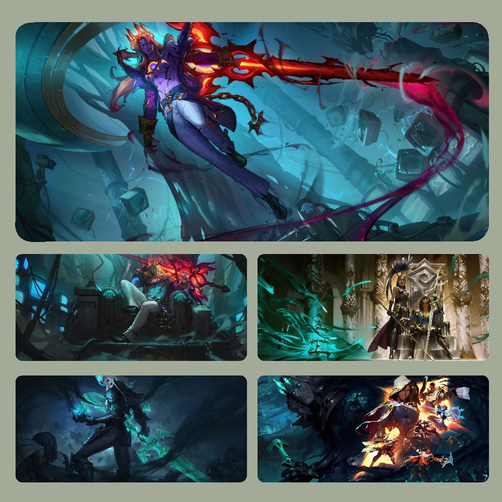 Коврик для мыши League Of Legends Viego большие аксессуары компьютерных игр коврики
