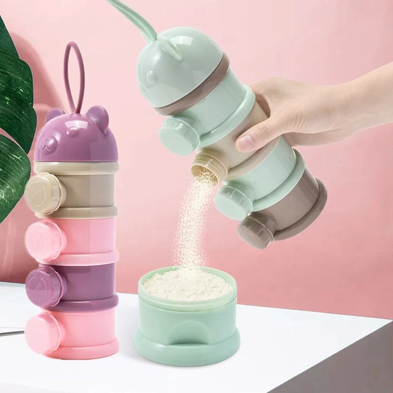4 Layers Portable Baby Food Container Storage Box Baby Milk Power Snack Box Large Capacity Containers for Food Baby Stuff
4 Layers Portable Baby Food Container Storage Box Baby Milk Power Snack Box Large Capacity Containers for Food Baby Stuff