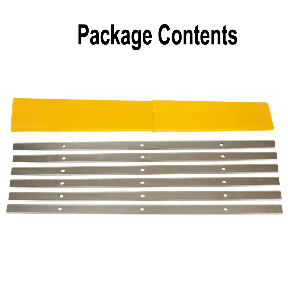 6pcs Planer Blades Cutting 13"-1/2" Double Edge For Metabo DH330 DH316 HSS High Speed Steel Tool Durable Hot Sale
6pcs Planer Blades Cutting 13"-1/2" Double Edge For Metabo DH330 DH316 HSS High Speed Steel Tool Durable Hot Sale