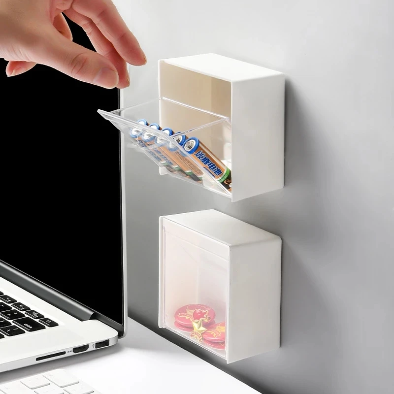 Wall Mounted Flip Storage Box Home Punch-Free Transparent Adhesive Small Object Storage Box Multifunctional Organizer Storage
Wall Mounted Flip Storage Box Home Punch-Free Transparent Adhesive Small Object Storage Box Multifunctional Organizer Storage