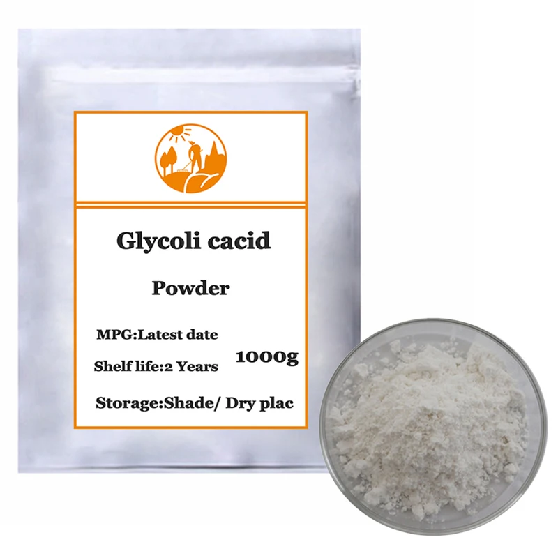 Natural pure Glycolic acid hydroxyacetic acid powder anti-aging ,Whitening anti-wrinkle 100g-1000g
Natural pure Glycolic acid hydroxyacetic acid powder anti-aging ,Whitening anti-wrinkle 100g-1000g