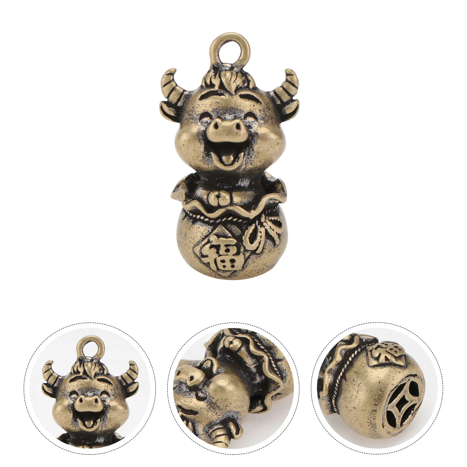 Keychains Cow Luck Bull Keyrings Fengshui Figurines Good Figures Cattle Animal Ox Wealth Wreath Prosperity Ornaments Brass 
Keychains Cow Luck Bull Keyrings Fengshui Figurines Good Figures Cattle Animal Ox Wealth Wreath Prosperity Ornaments Brass