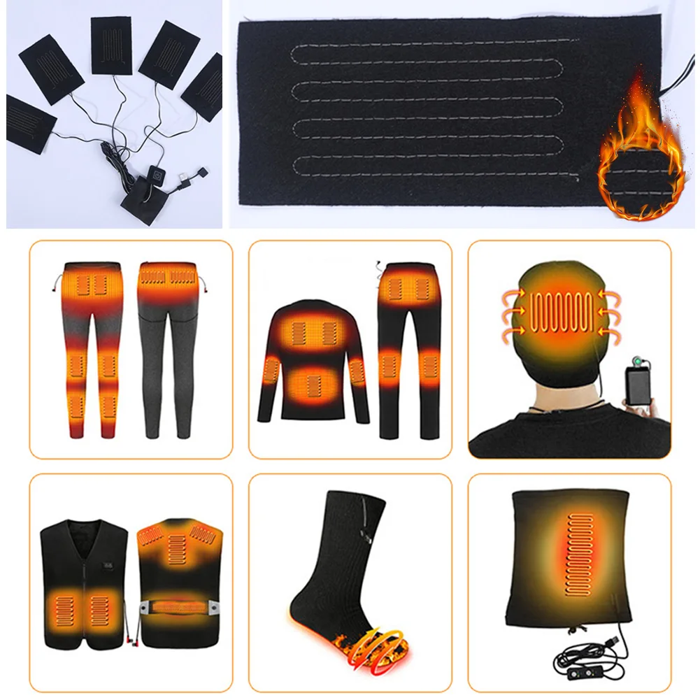 1 Set USB Electric Heated Jacket Heating Pad Outdoor Themal Warm Winter Heating Vest Pads For DIY Heated Clothing 2022 New
1 Set USB Electric Heated Jacket Heating Pad Outdoor Themal Warm Winter Heating Vest Pads For DIY Heated Clothing 2022 New