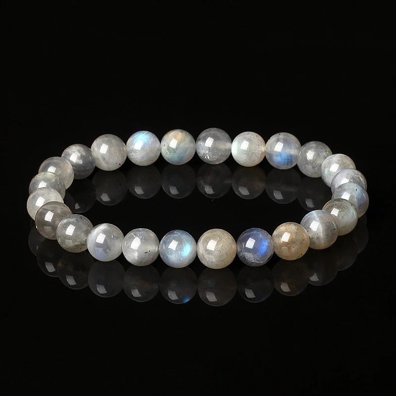 5A Flash Blue Light MoonStone Bracelets for Women Reiki Original Labradorite Beaded Bracelets Nature Semi-precious Stone Jewelry
5A Flash Blue Light MoonStone Bracelets for Women Reiki Original Labradorite Beaded Bracelets Nature Semi-precious Stone Jewelry