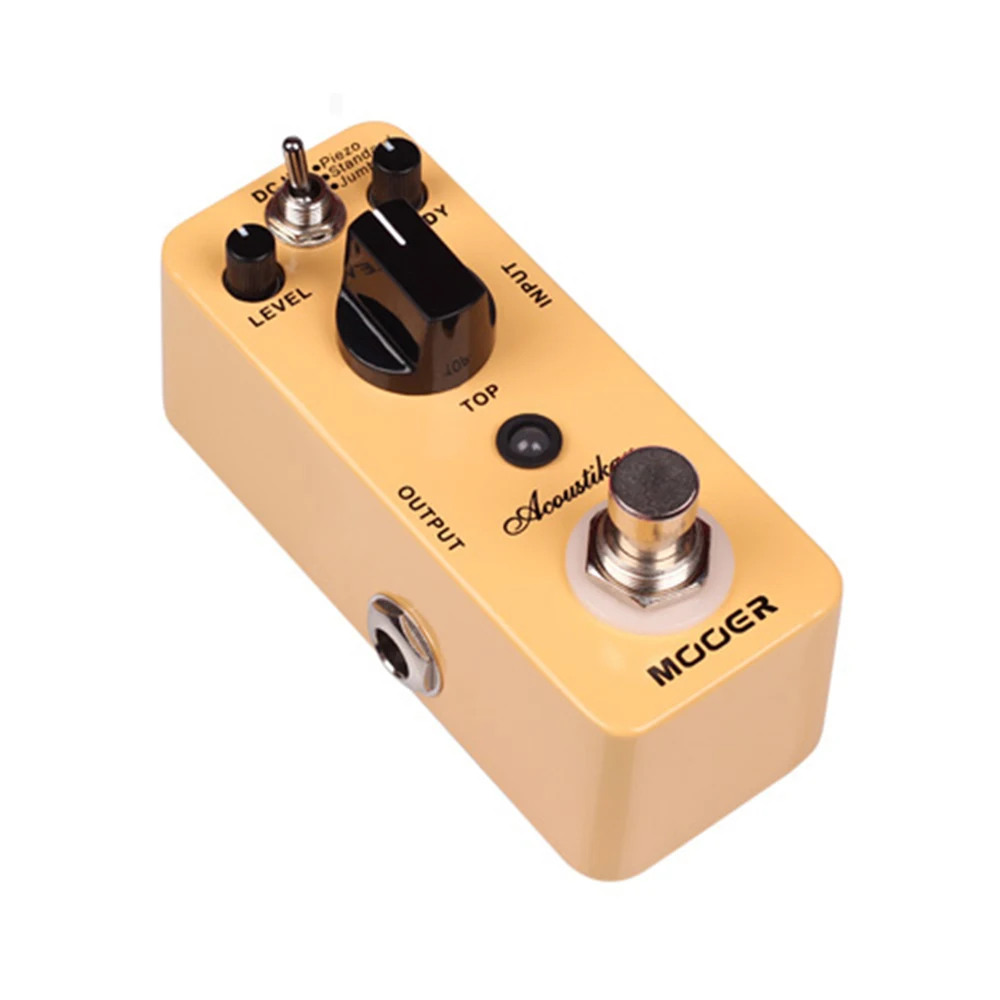 MOOER Acoustikar Guitar Effect Pedal 3 Modes Piezo/Standard/Jumbo Pedal Sound Mixer Synthesizer Guitar Accessories
MOOER Acoustikar Guitar Effect Pedal 3 Modes Piezo/Standard/Jumbo Pedal Sound Mixer Synthesizer Guitar Accessories