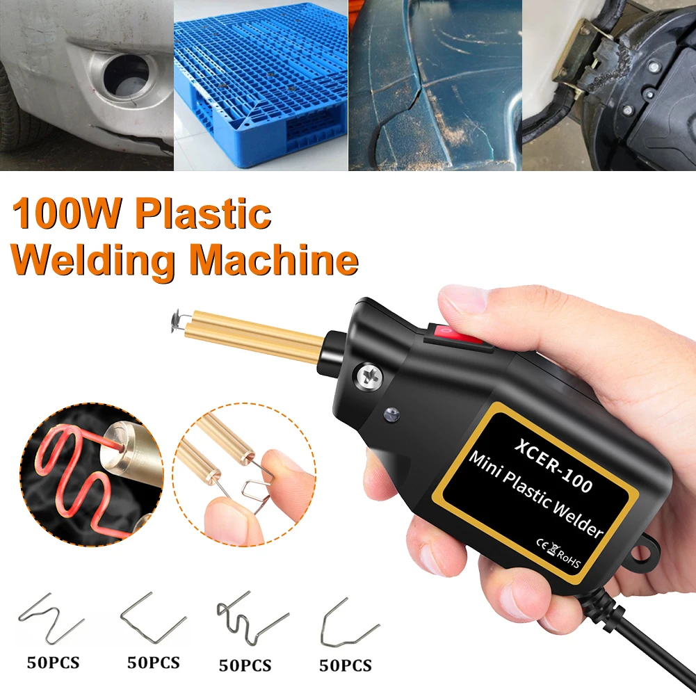 Plastic Welder 50W Heat Gun Hot Stapler Plastic Welding Machine Bumper Soldering Iron Staples Bumper Repair Car Tools Kit
Plastic Welder 50W Heat Gun Hot Stapler Plastic Welding Machine Bumper Soldering Iron Staples Bumper Repair Car Tools Kit