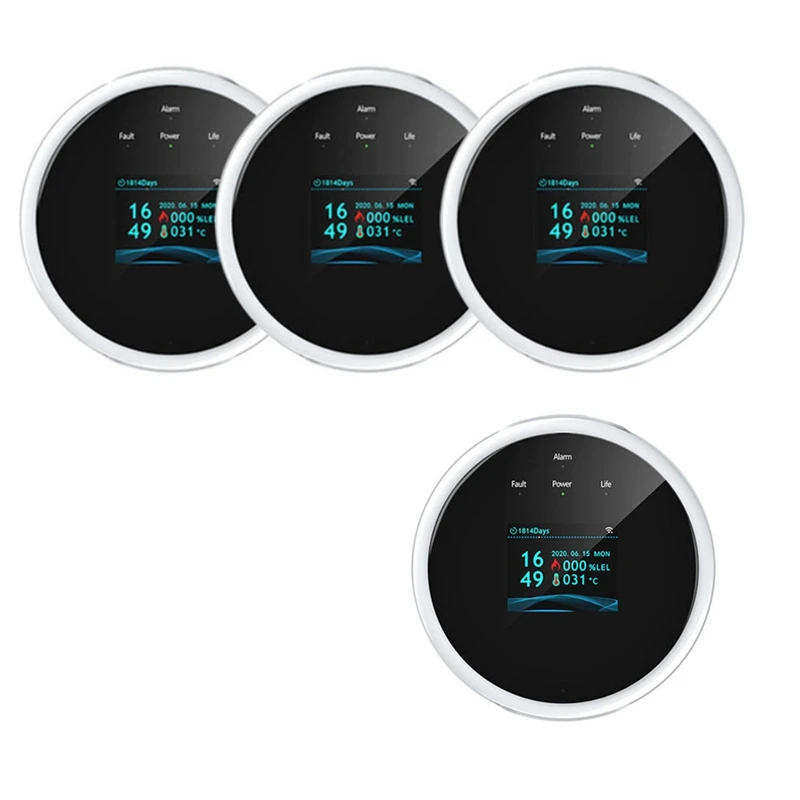 Wifi Natural Gas Sensor Combustible Household Smart Gas Alarm Detector Leakage Sensor Wifi Temperature Detectors
Wifi Natural Gas Sensor Combustible Household Smart Gas Alarm Detector Leakage Sensor Wifi Temperature Detectors